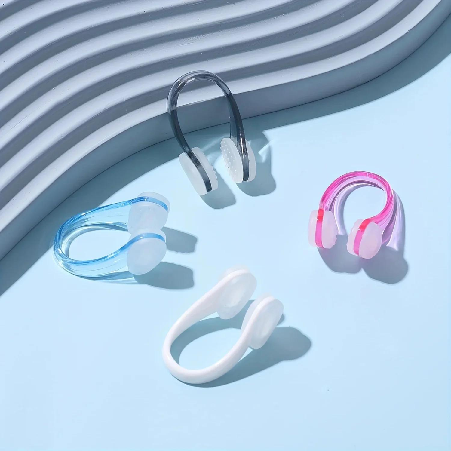 

2 Pcs Swimming Nose Clip Professional Swimming Training Anti-choking, Comfortable, Waterproof and Non-slip Nose Clip