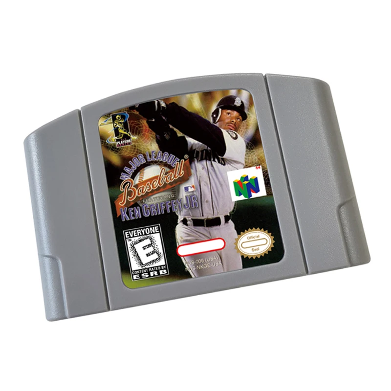 Major League Baseball Featuring Ken GrifFor N64 Game Card US Version Console, 64 bit USA And EU Version Video Game Cartridge