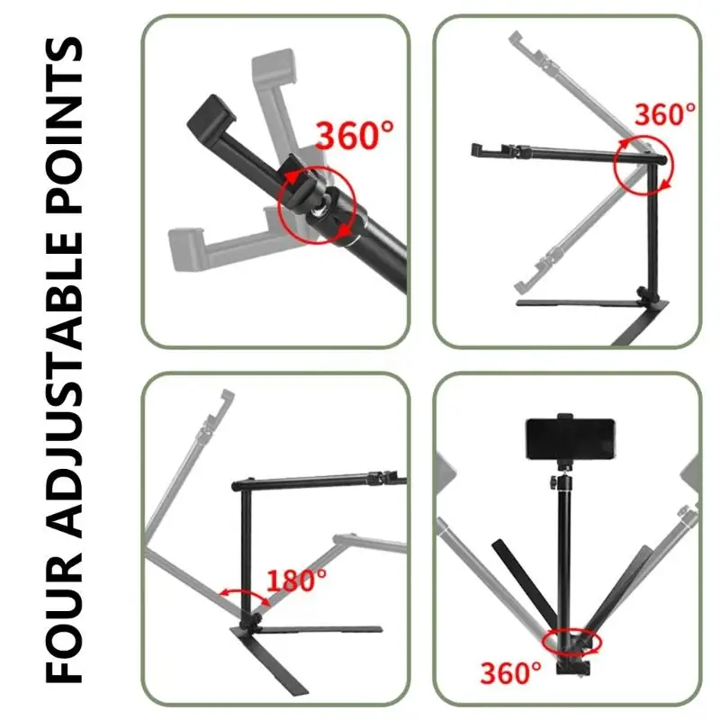 Multiple Adjustable Desktop Stand for Content Creators with High Load Support Dropship