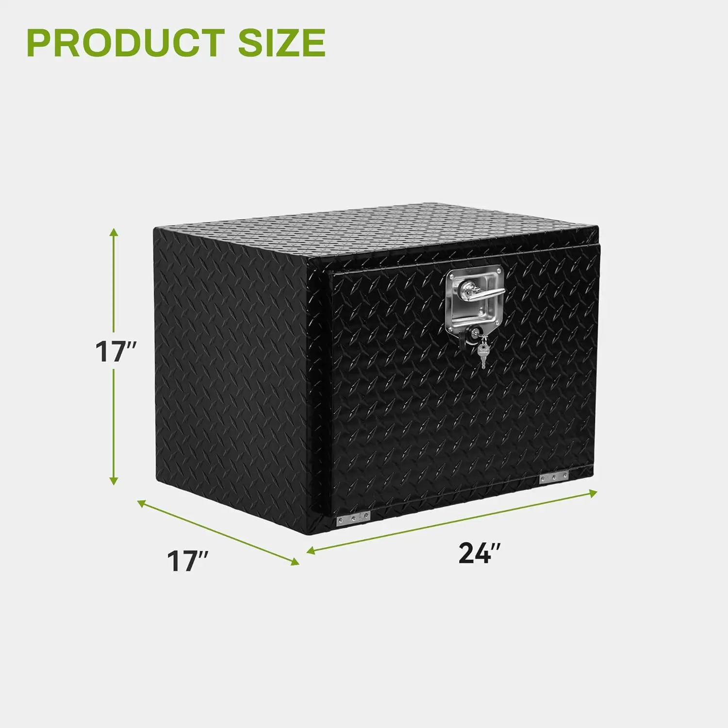 صناديق أدوات تحت الجسم مقاس 24 بوصة، منظم صندوق أدوات لوحة ألماس من الألومنيوم شديد التحمل، صندوق تخزين الصدر المقاوم للماء · شعبية جديدة #6