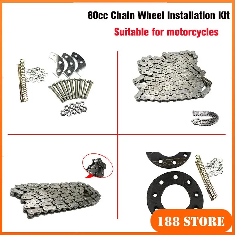 

Clutch Arm Camshaft Nut Kit & 10 Tooth Drive Sprocket For 49cc 60cc 66cc 80cc 2 Stroke Motorized Bicycle Engine Accessories