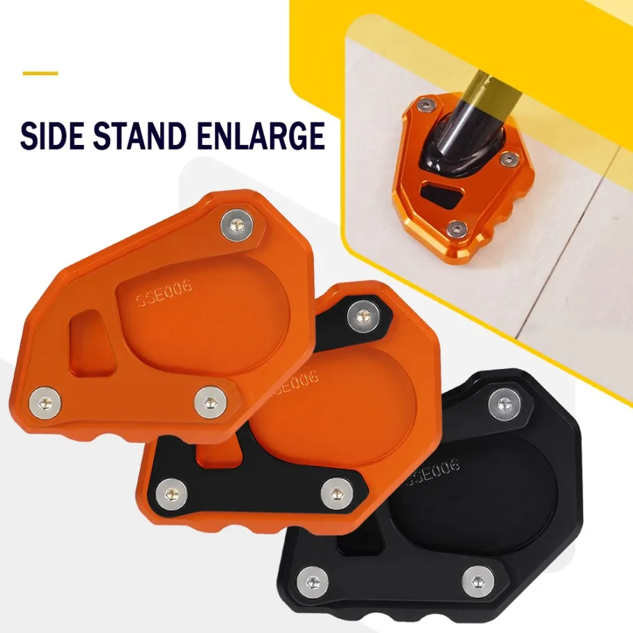 

Motorcycle Accessories Side Stand Enlarge Plate Kickstand For GasGas 700 Enduro SM C 700 700Enduro 2023 FOR Husqvarna 701 Enduro