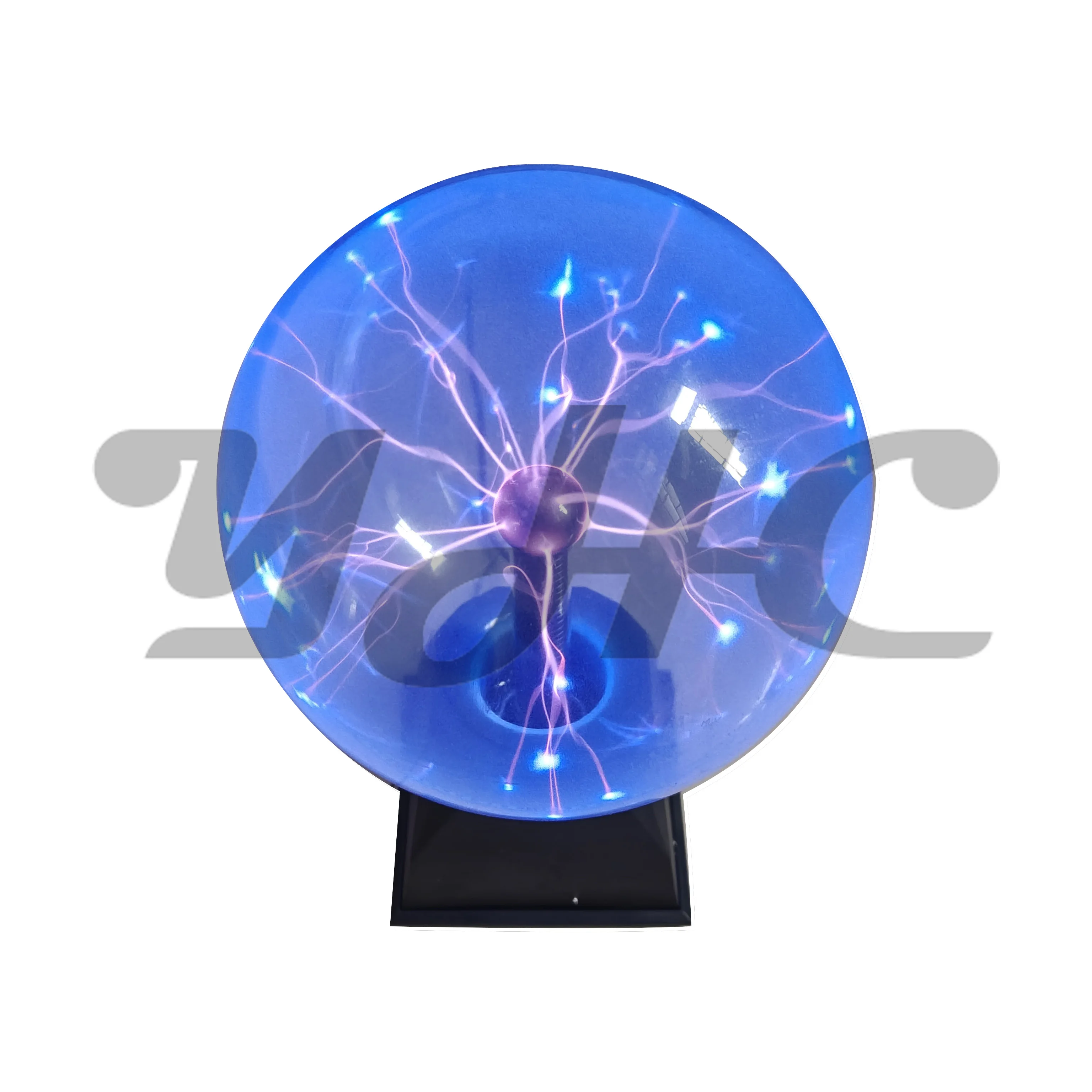 YHC 3/6/8 Inch USB plug Sound Control Magic Plasma Ball Lamp LED Light Touch Glass Plasma magic ball Christmas Party Lighting