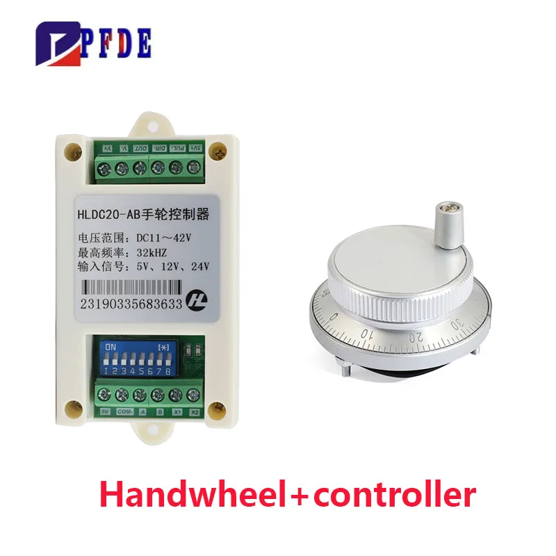 

HLDC20-AB Electronic Handwheel Controller Pulse Generator Multiplier for Stepper Servo Drive PLC CNC