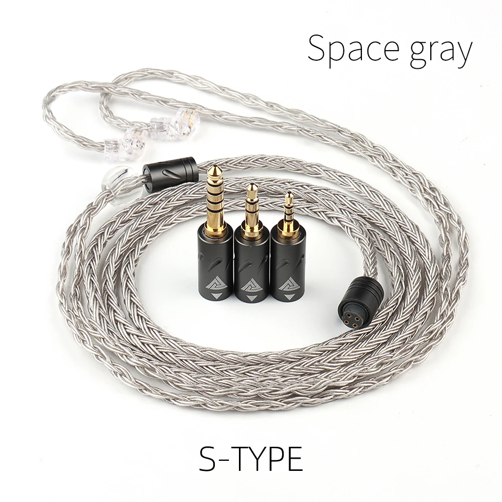 QKZ Q1 MAX 16 Stand 352 Cores OFC Silver Plated MMCX QDC KZ C Pin