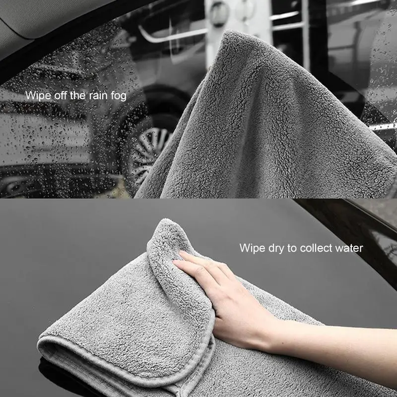 Car Wash Cloth Cleaning Rags Absorbent Household Towels Lint-Free Drying Microfiber Cloth Multifunctional For House Mirror Glass