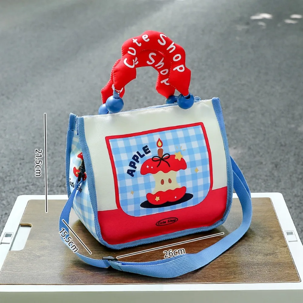 

Large Capacity Lunch Bags Insulated Thermal with Shoulder Strap Lunch Box Fresh-Keeping Cartoon Tote Bag
