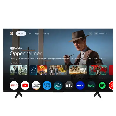 Tv Smart 85 Inch 4k ultra hd Qled Android Wifi google System 120Hz Refresh for Gaming TV HDR10+ Low Blue Light / Flicker-Free