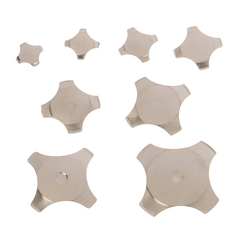 20 peças 10 com ponto cruz forma metal cúpula interruptor de redefinição 5 6 7 8.4 10 12 14 16mm interruptor de membrana spst momentâneo liga/desliga tátil