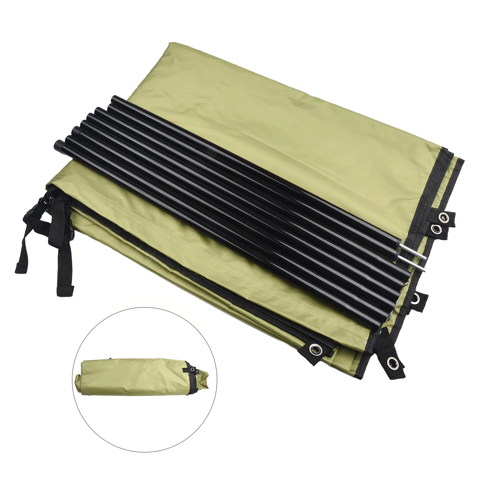 Sun Canopy Awning Accessories For Campervan Outdoor Part Army Green Campervan Camping Caravans Sunshade Waterproof