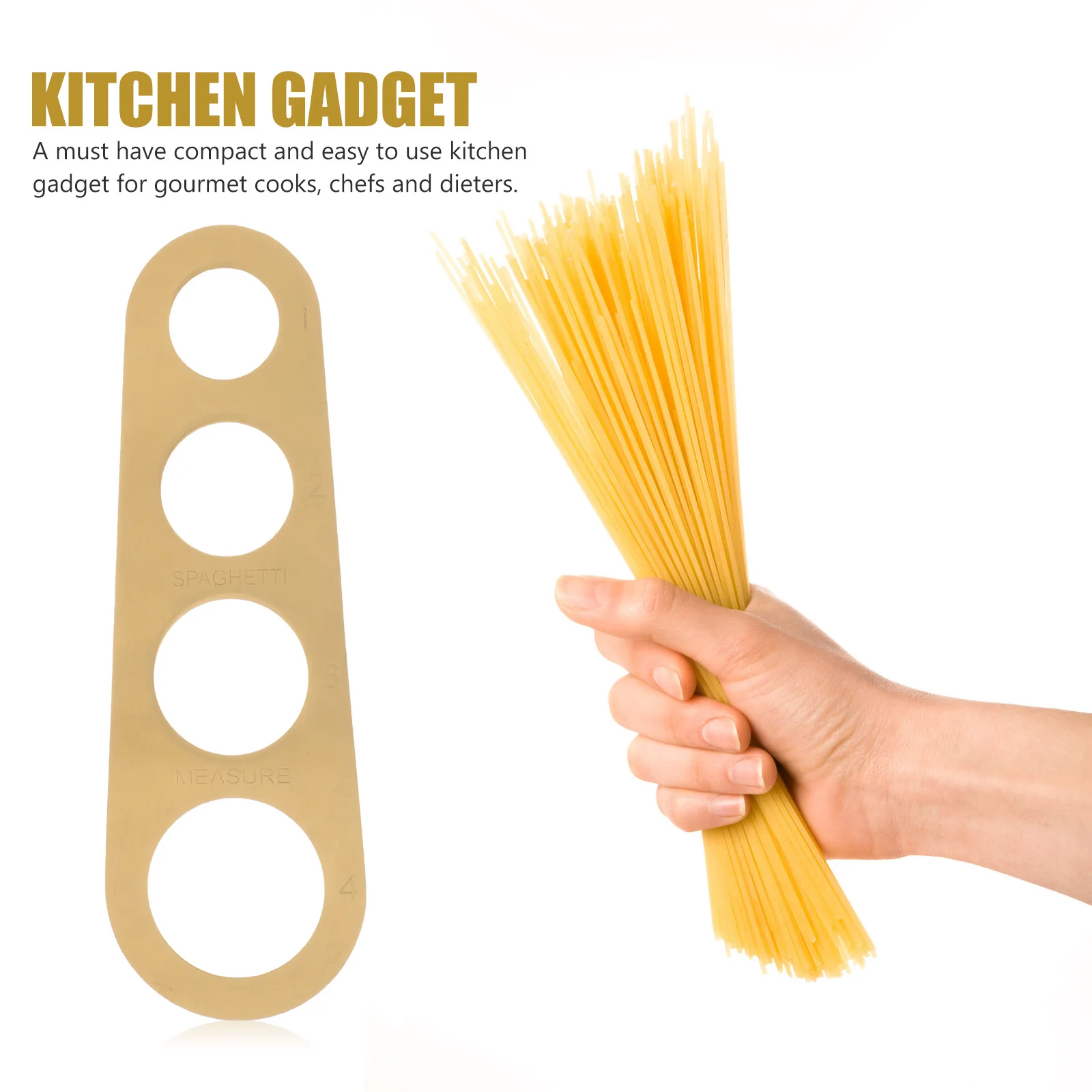 

3Pcs Stainless Steel Spaghetti Ruler 4 Holes Noodle Measuring Tool for Pasta Portion Gadgets Cooks Measure
