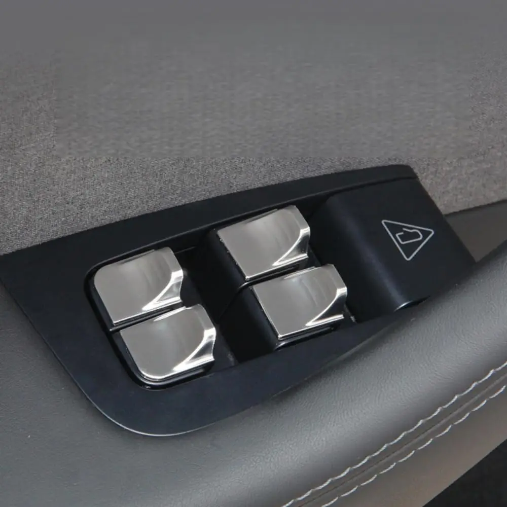 Car Door Open Button Sticker for Tesla Model 3 Highland 2024-2026 Model Y Juniper 2025-2026 Door Window Switch Button Decoration