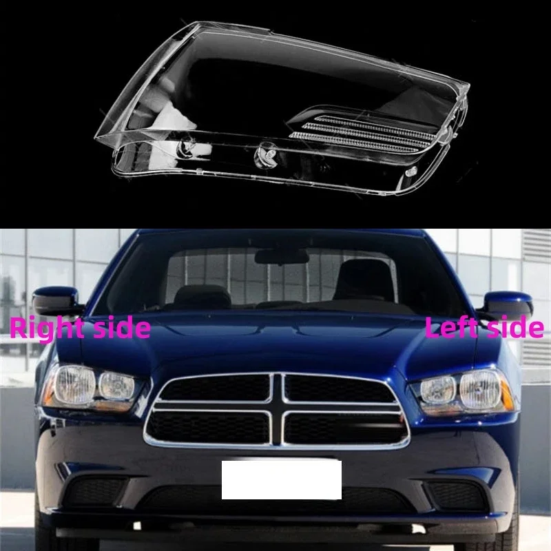 For Dodge Charger 2011 2012 2013 2014 Car Headlight Shell Cover Replacement Headlamp Lens Headlight Glass