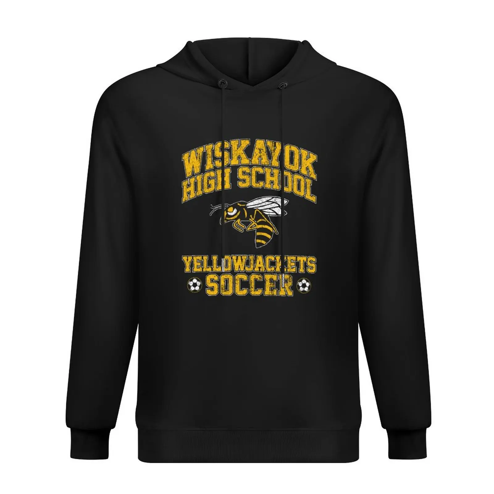 

Wiskayok High School Yellowjackets Soccer Hoodie winter clothes autumn new products men's clothes korean clothes tracksuit men