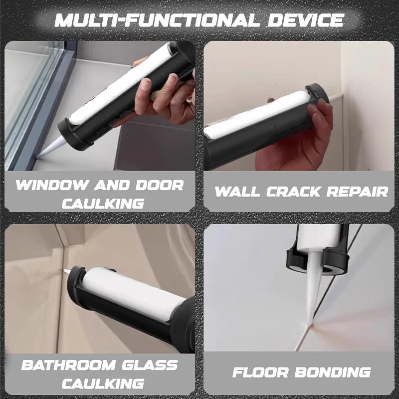 مسدس السد الزجاجي الكهربائي اللاسلكي متعدد الوظائف قابل للتعديل سرعة ملء مسدس الغراء لدبوس بطارية ديوالت 20 فولت (بدون بطارية) #6