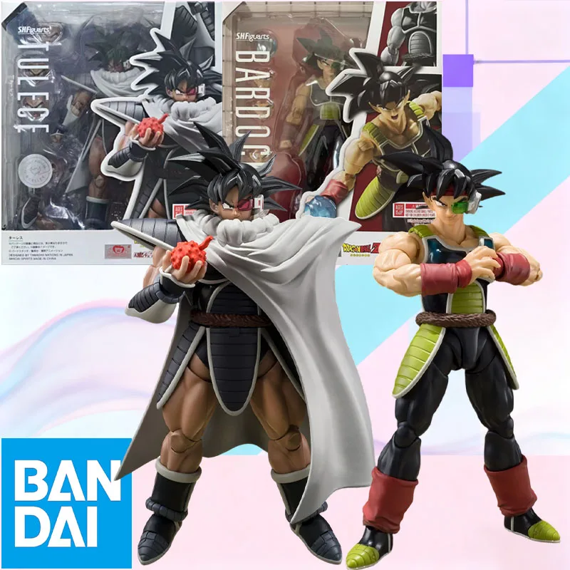 

Bandai S.H.Figuarts Dragon Ball Z Bardock Turles Action Figure Set 145mm PVC ABS Collectible Model with Effects and Accessories