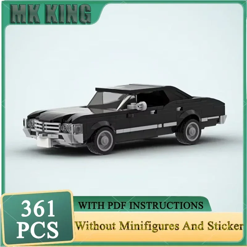 

Champion Speed Moc Building Blocks Impala Car Model Technology Brick DIY Assembly Supercar Vehicle Toy Holiday Construction Gift