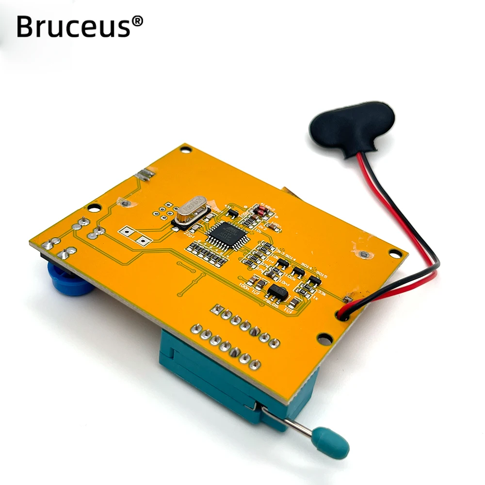 LCR-T4 12846 écran LCD ESR MOS/PNP/NPN L/C/R B03 ATMEGA328 testeur de Transistor numérique compteur rétro-éclairage Diode Triode capacité