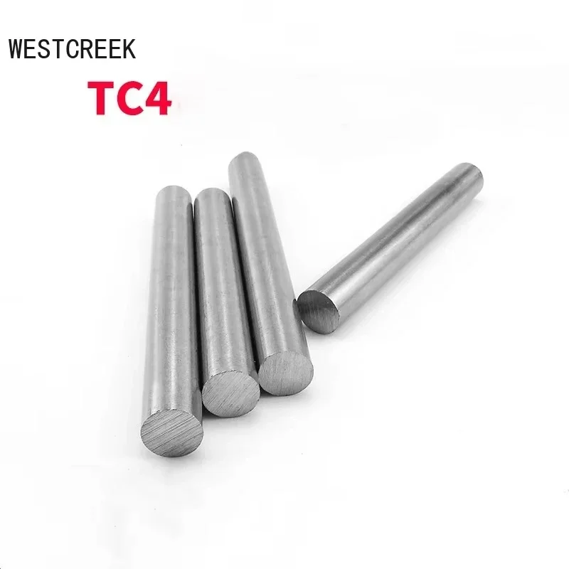 WESTCREEK 40 42mm 45 50mm dia. Grade 5 TA6V titanium alloy rod titanic Ti stick ti bar BT6 TI-6AL-4V Gr5 TC4 Titanium round rod