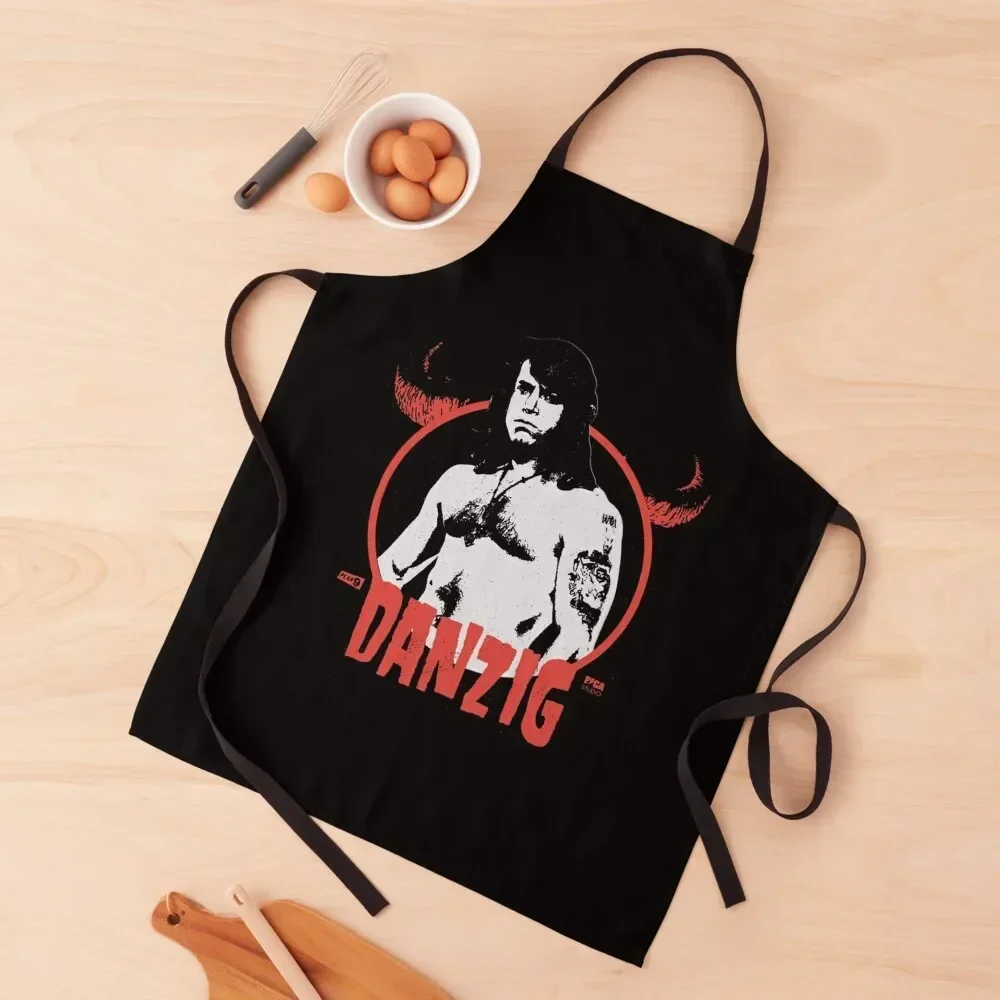 Danzig Glenn Danzig Illustrations Graphic Apron Salon cleanings For Women Apron