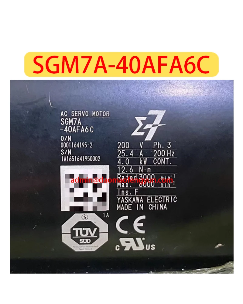 

SGM7A-40AFA6C Brand new Servo Motor SGM7A 40AFA6C，Fast shipping