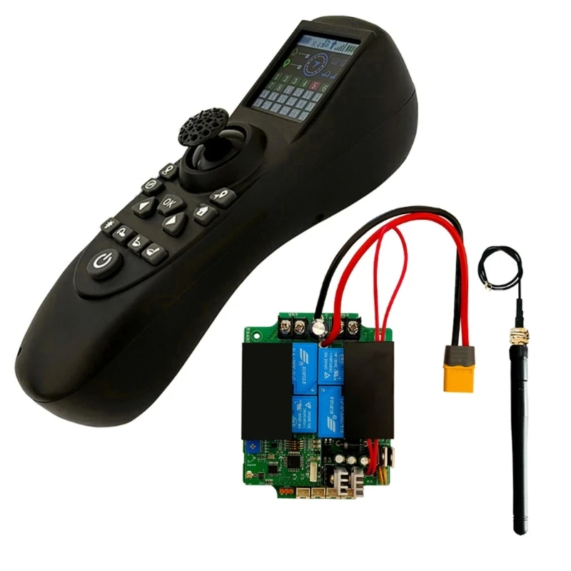 RX40G Reliable Wireless Remote Control Solution One-hand Transmitter 12V 24V Suitable for Towing Vessels Strong Receiver