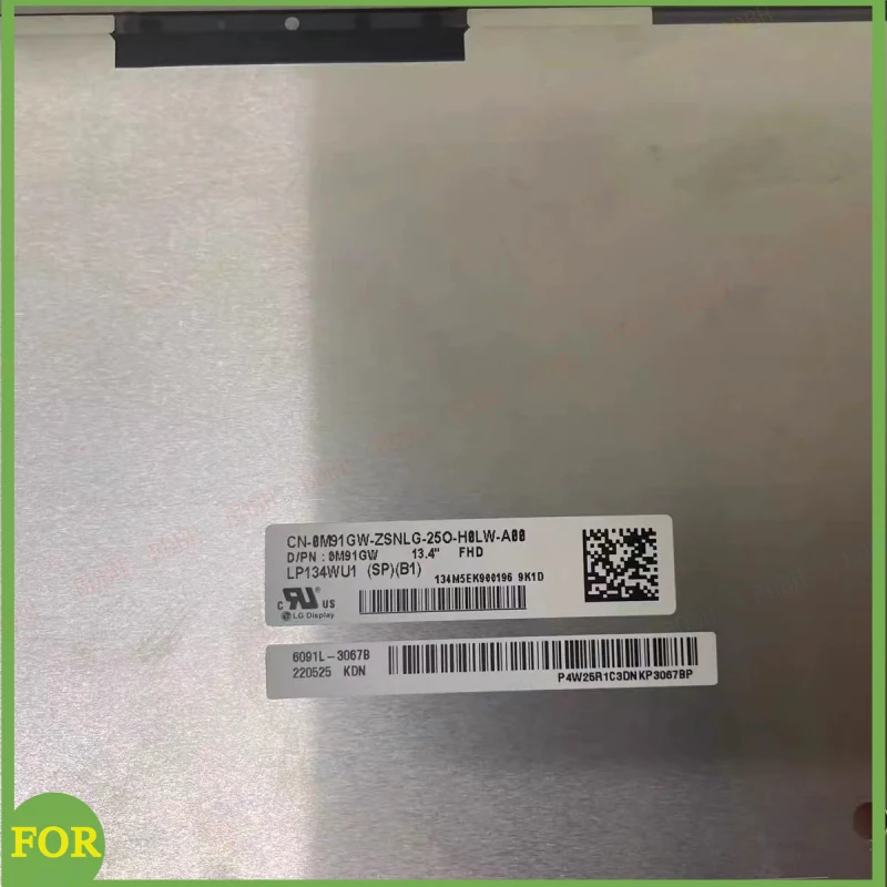 For Dell XPS13 9320 9315 LCD LP134WU1-SPB1 LQ134N1JW01 FHD EDP 40 Pin Digital Screen Assembly Original 13.4 Inch Disassembly
