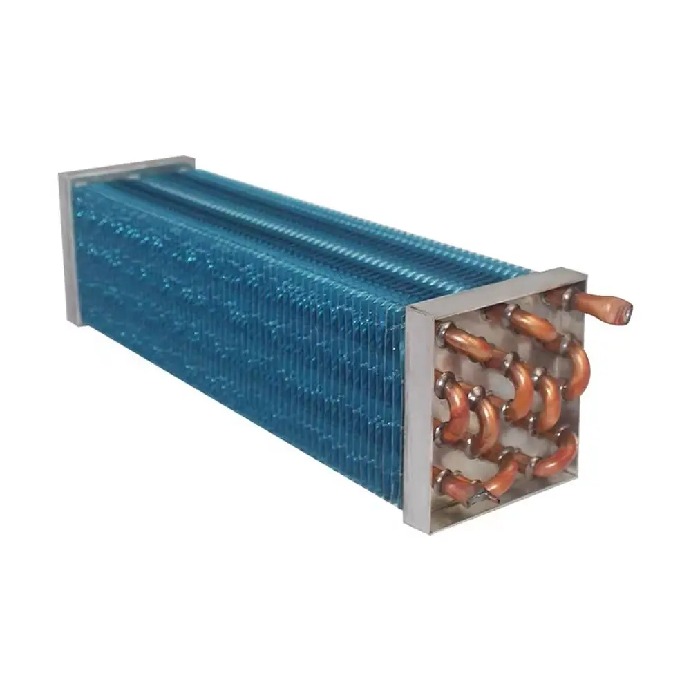 Refrigeration and freezing equipment refrigeration radiator Q type 5×4×372 copper tube aluminum fin evaporator