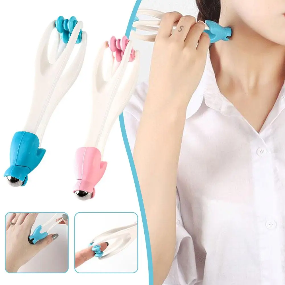 Finger Wrist and Hand Massager Hand Massage Roller Finger Joints Tools, Hand Men Handheld Tool Women Massager Circulation B G6N0