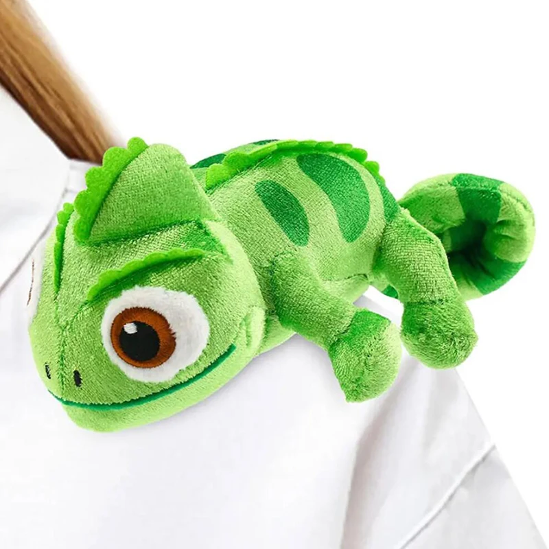 Pascal Rapunzel Chameleon Plush Dolls 15cm Pascal Stuffed Animals Plush Doll Pascal Rapunzel Shoulder Plush Toys Kids Gifts view 2
