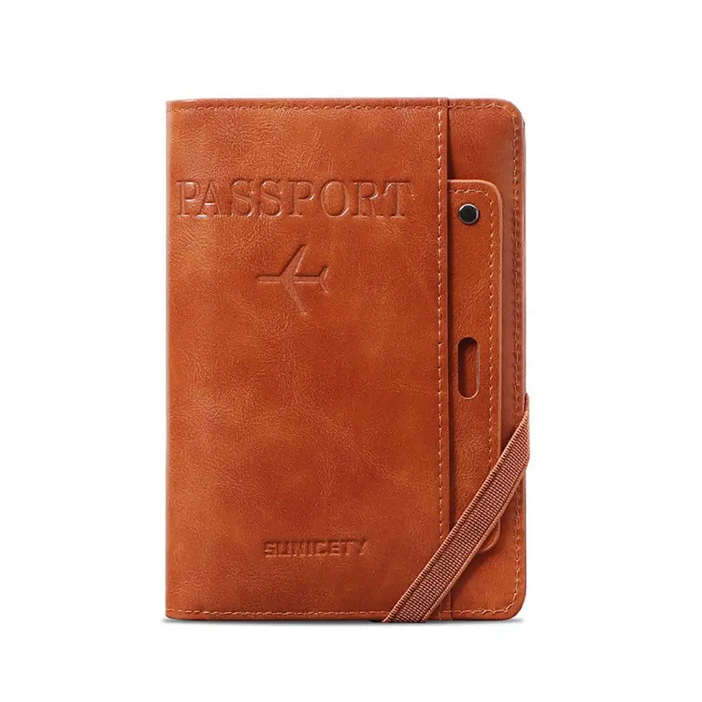 

Pass-port Cover Dirt Proof Portable Wear-resistant Faux Leather Women Men Travel Passport Covers Credit Card Holder Wallet Purse