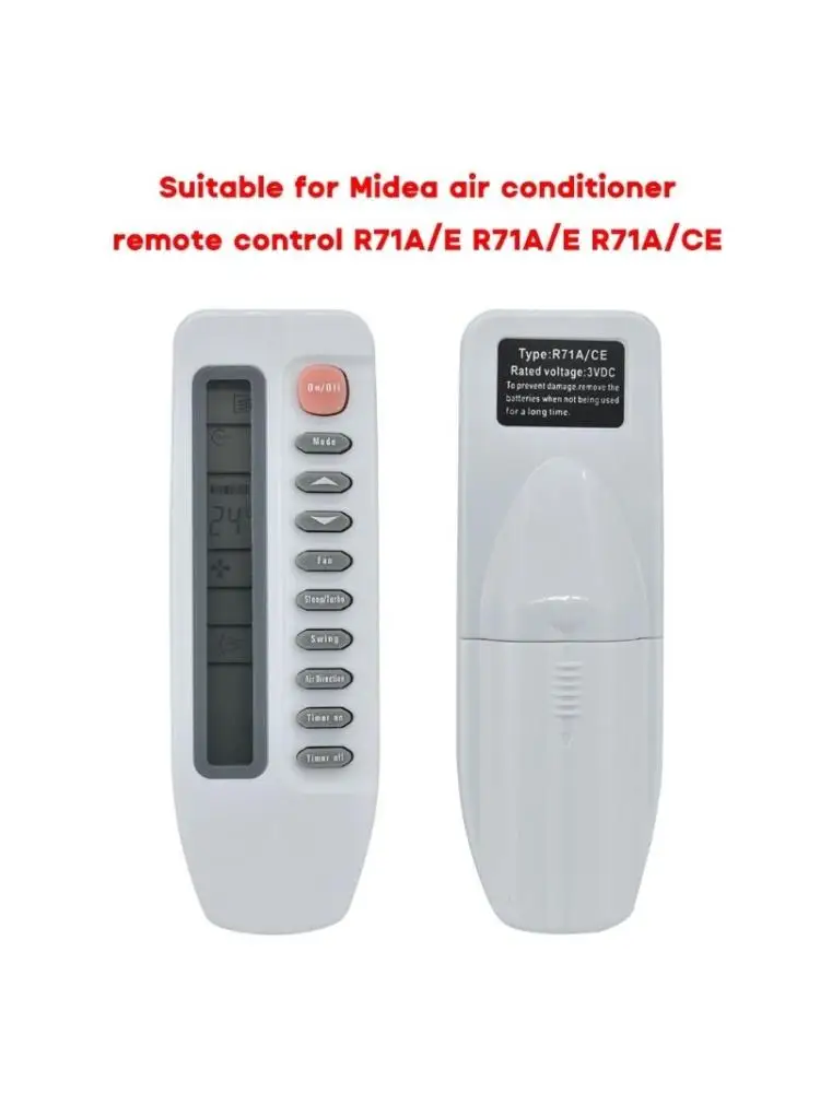  Durability Remote Control for Midea R71A/E R71A/E R71A/CE Air Conditions Remote Controller 1m Transmission Distance