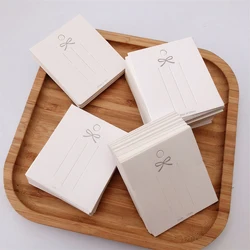 Bow Hair Clip Card Jewelry Packaging Bag Card Paper Display Card For Necklaces Bracelets Earrings Studs Cardboard Packaging