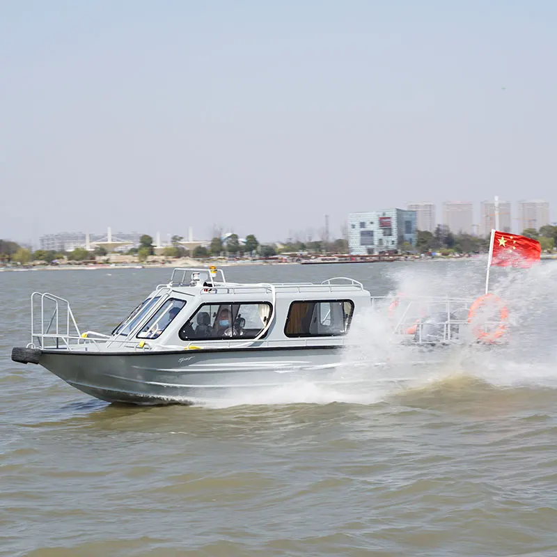 

Aluminum alloy river sea machine half canoe boat assault boat travel speedboat