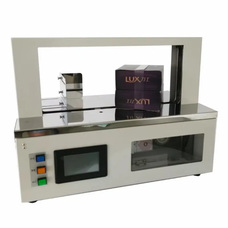 ماكينة ربط شريط الورق الورقية الأوتوماتيكية لصندوق الكرتون