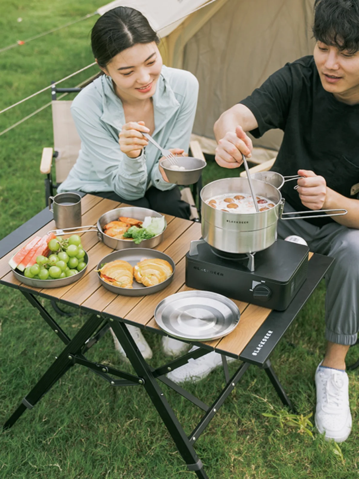 Aluminium slitina skládací stůl, létající domácí, outdoorové kemping