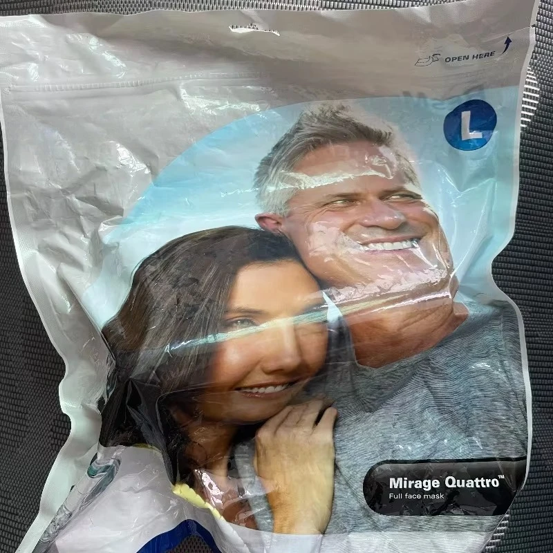 Large size Mirage Quattro Full face Nasal mask CPAP Mask