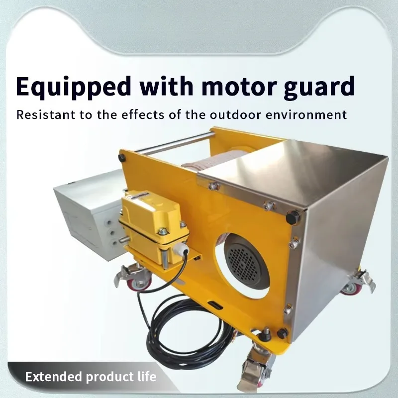 Variable Frequency Speed Control Mobile Long Distance Winch Dyneema Rope Electric Traction Hoist Industrial Lifting Equipment