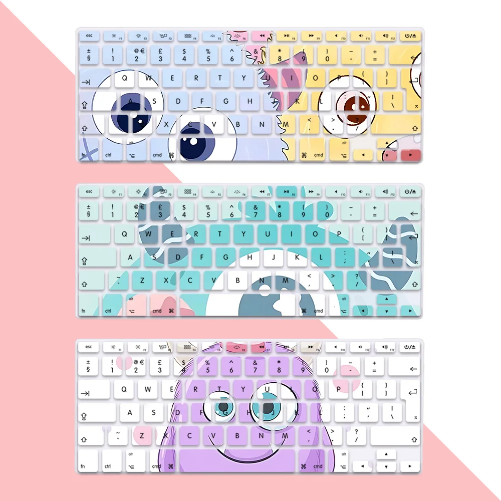 

Мягкая силиконовая накладка на клавиатуру Monsters EU для Macbook pro A1278 A1286 Retina A1425 A1502 A1398 Air A1369 A1466
