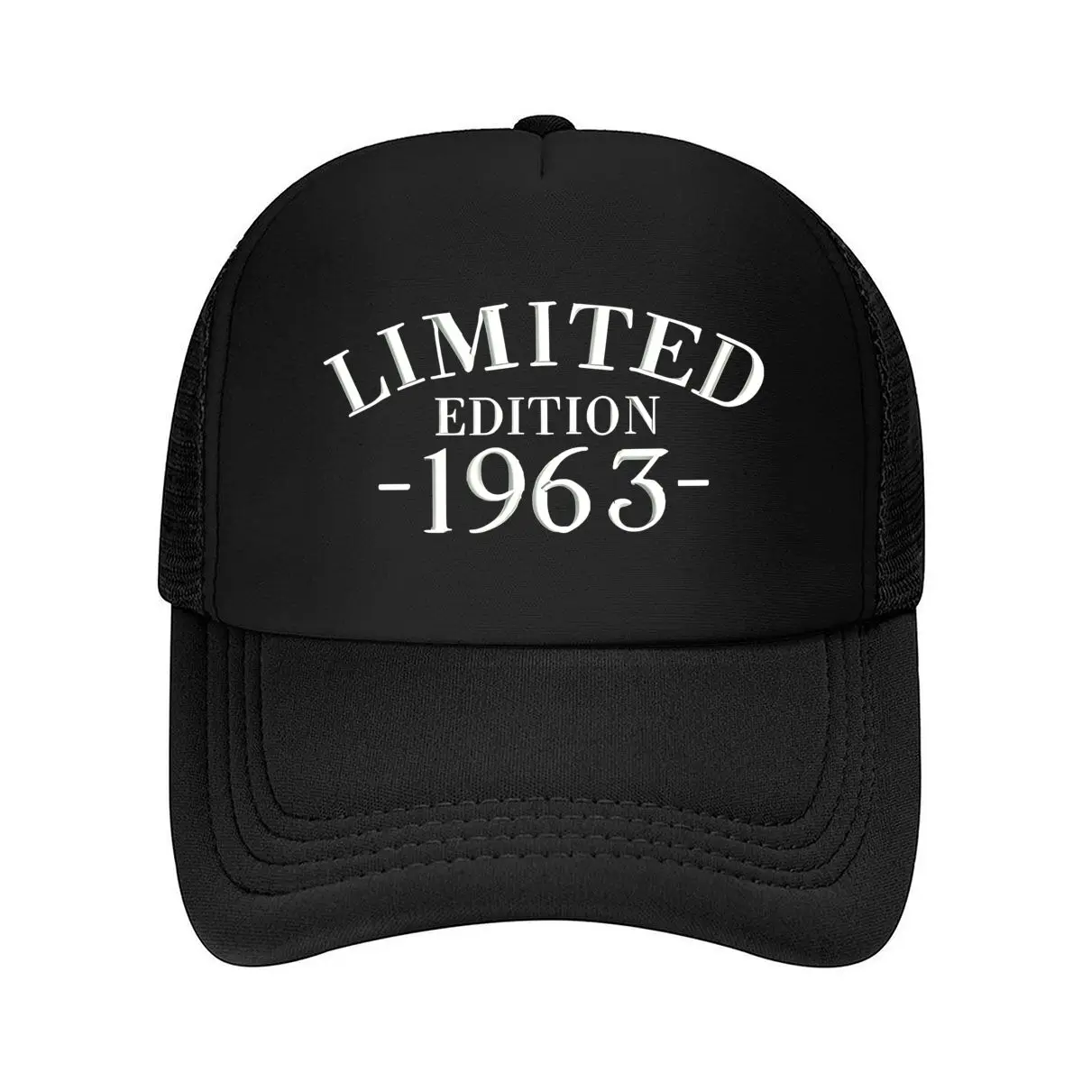 Men's Vintage 1963 - Adjustable Lightweight Retro Hat with Limited Edition Design, Multiple Colors f 2026 Mesh Baseball Cap