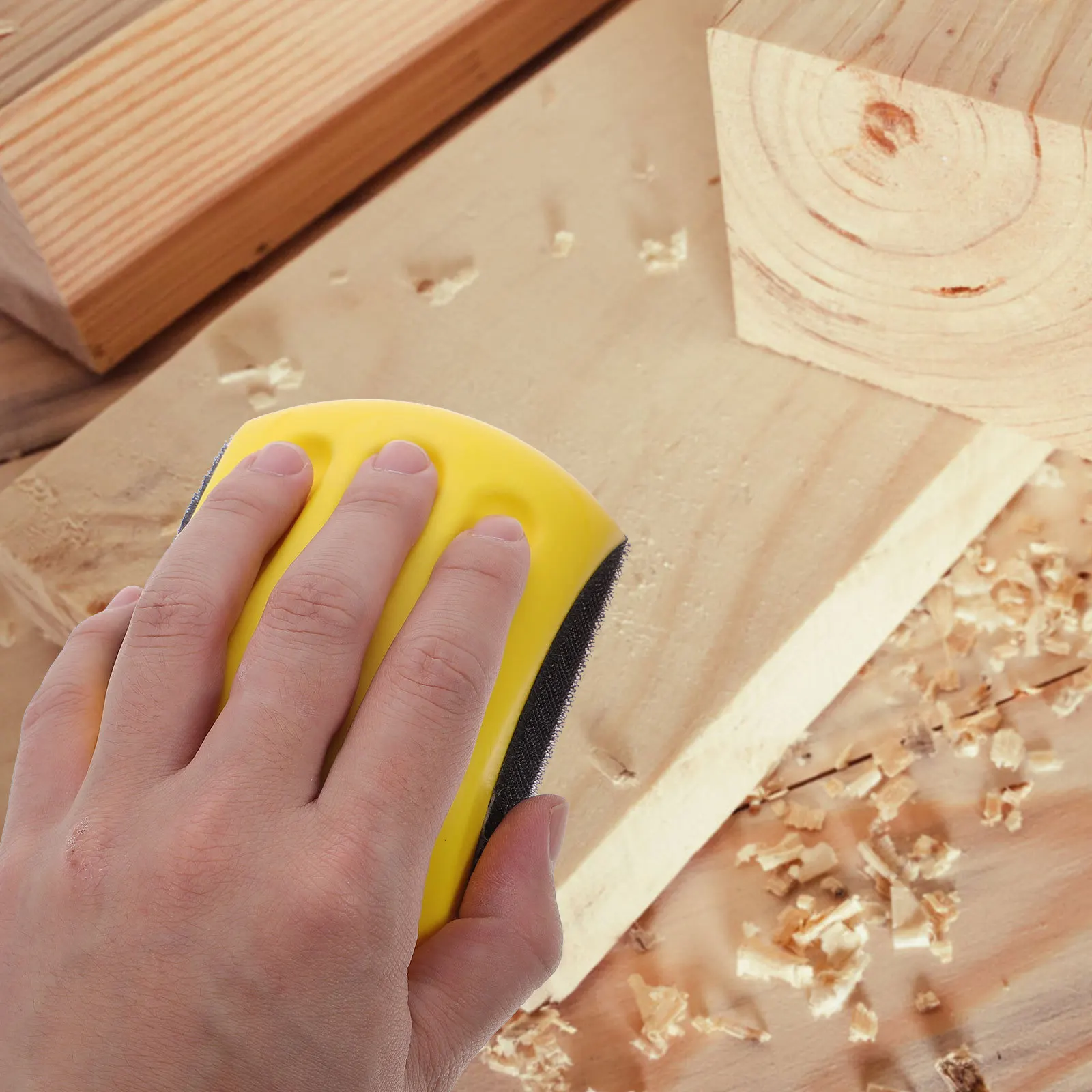 

Hand Sanding Block Mouse Shape Durable ABS Material Easy Hold Flat Bottom for Wet Dry Sanding Detail Polishing Block