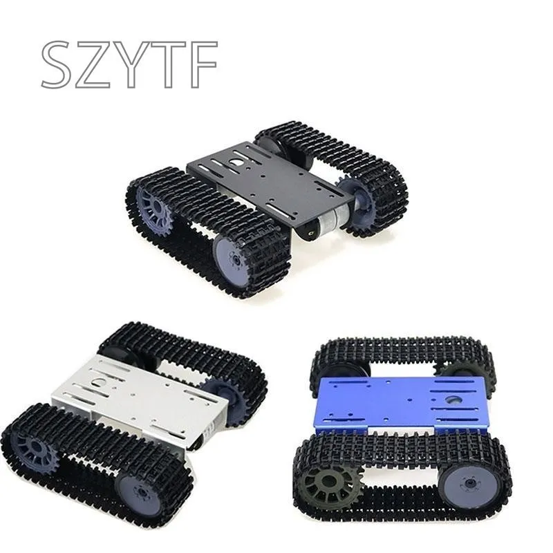 Mini T101 Smart Robot Tank Chassis Tracked Car Platform with 33GB-520 Motor for arduino DIY Robot Toy Part