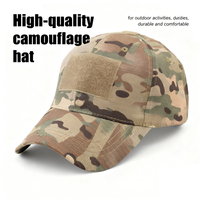 Tactical Camouflage Baseball  Cap Outdoor Hunting Fishing Camping Sun Hat for Men Women Daily Hat With Adjustable Magic Tape