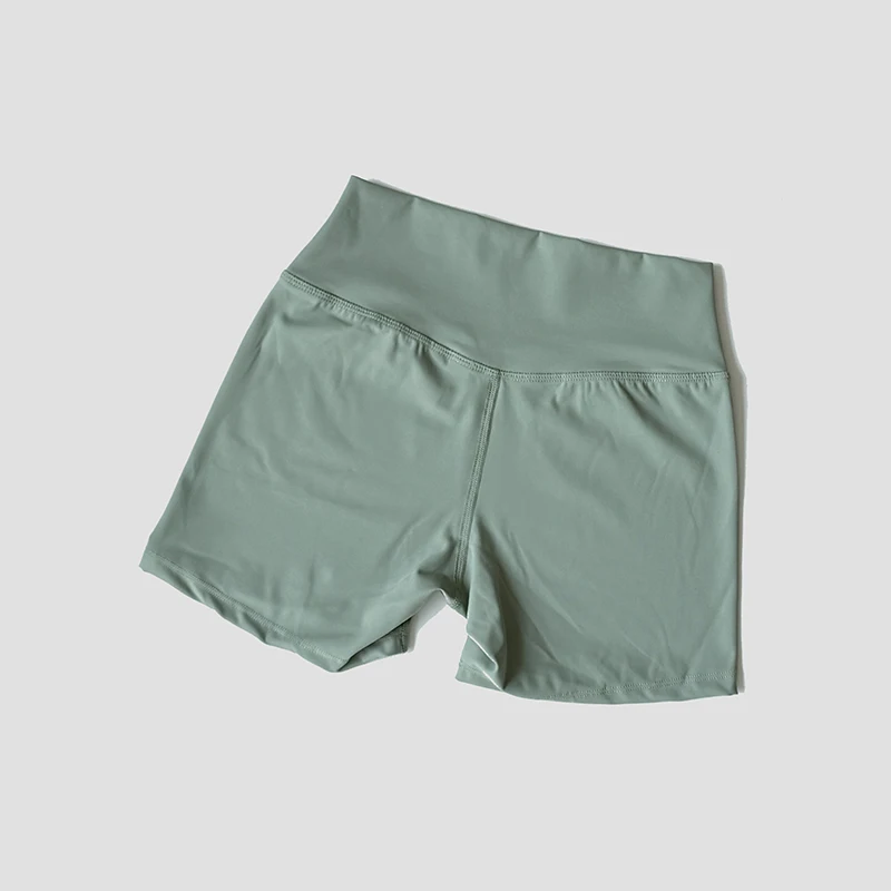 Pantalons pour femmes Jogging en plein air Leggings doux femme salle de Sport taille haute cyclisme Fitness Sport Shorts respirant course collants courts