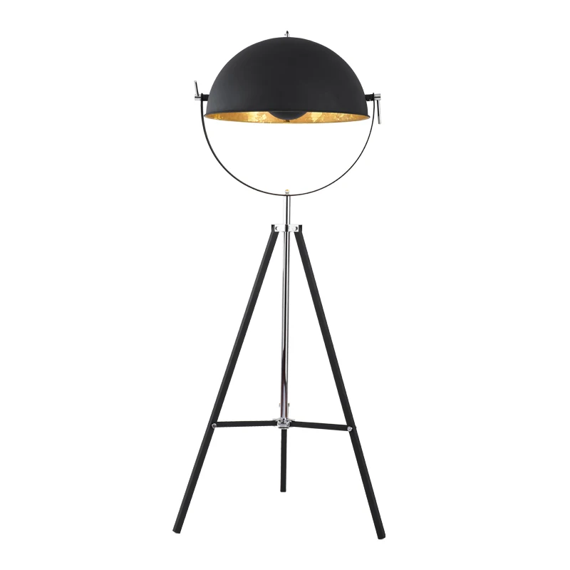 Industrial floor lamp retro iron tripod floor lamp living room bedroom study Nordic home decoration E27 designer standing lamp