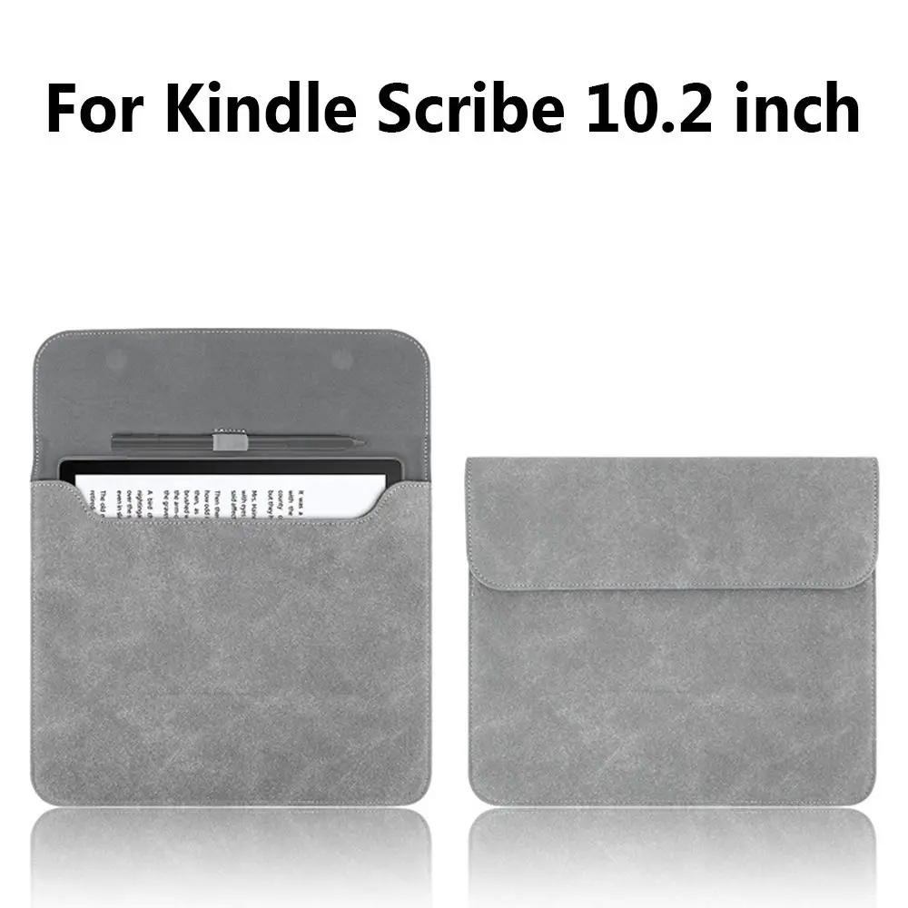 New PU Leather Cover Waterproof Shockproof Case Protective Pouch Sleeve Carrying Bag for Kindle Scribe 10.2 Inch for Kobo Elipsa