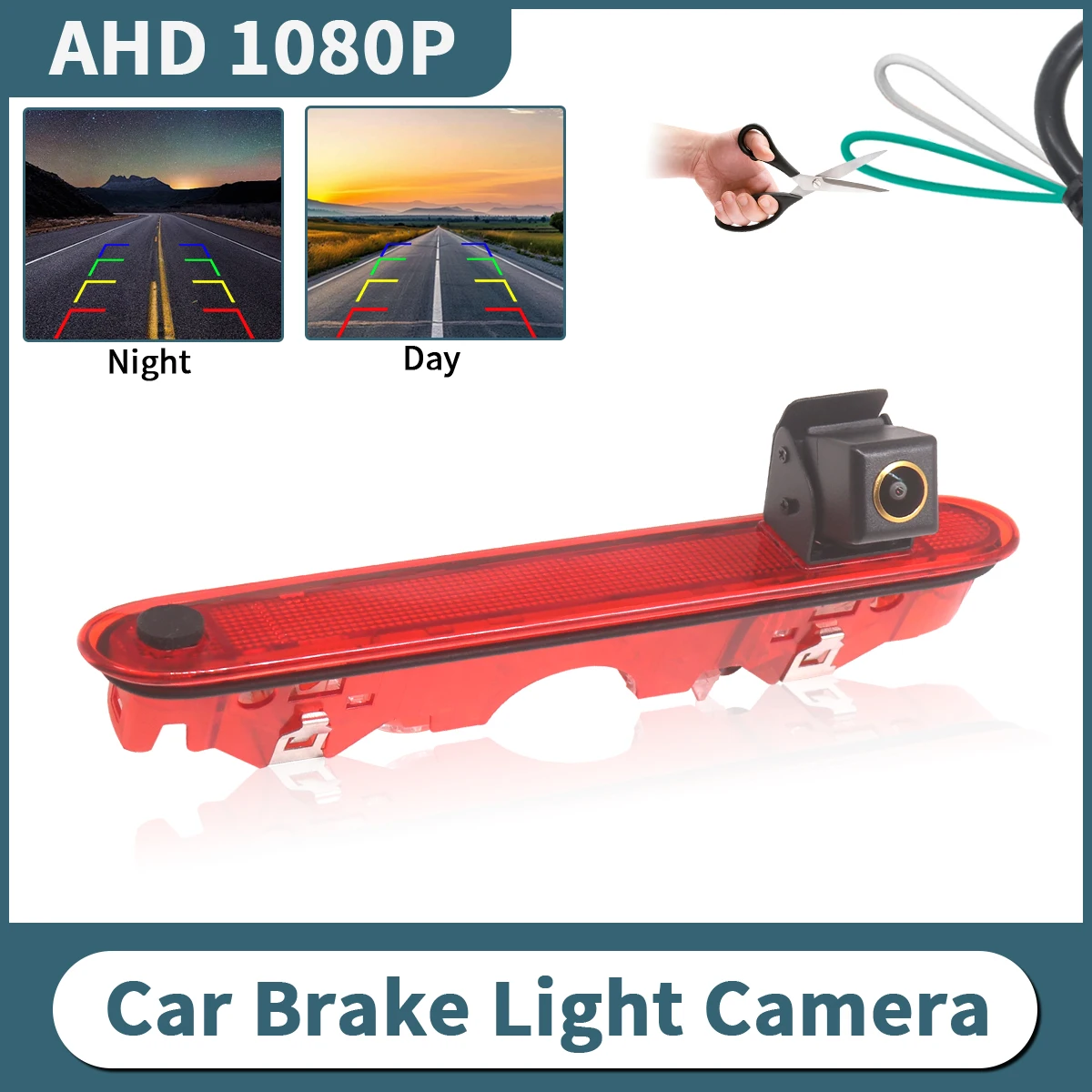 AHD 1080P Vehicle Brake Light Rear View Camera  For Renault Kangoo 2007-2021 Mercedes-Benz Citan 2012-2021 IR Night Vision Car