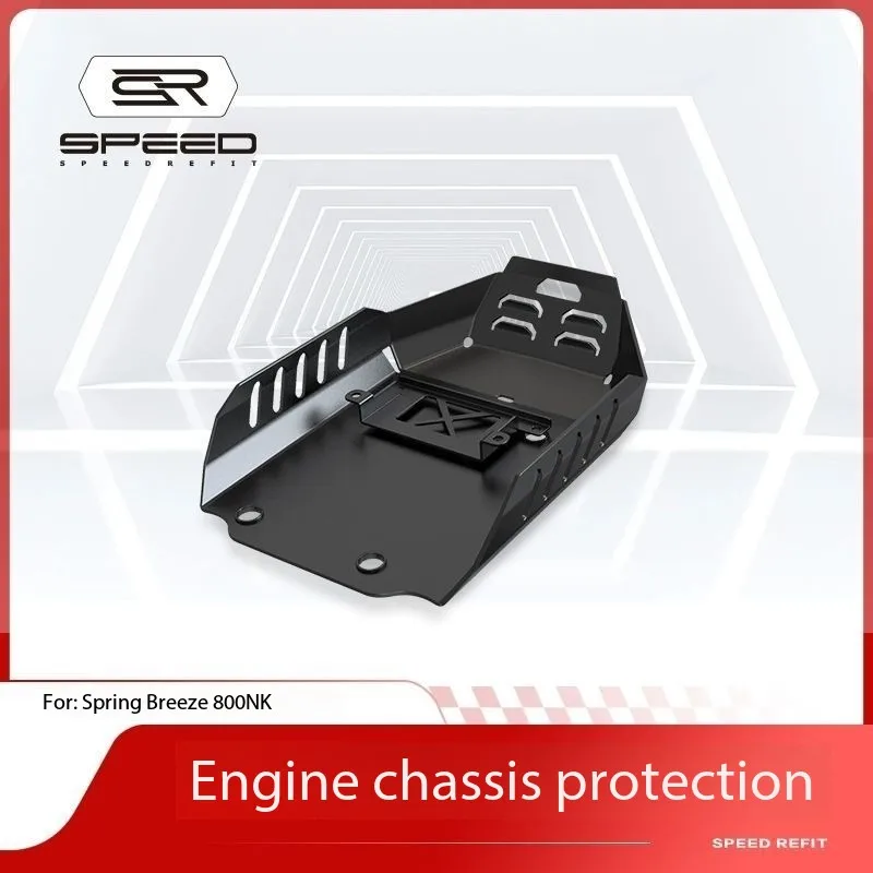 CF Moto 800NK Customizable Motorcycle Body Systems Engine Chassis Protection Armored Baseplate Bottom Bracket Exhaust Lower