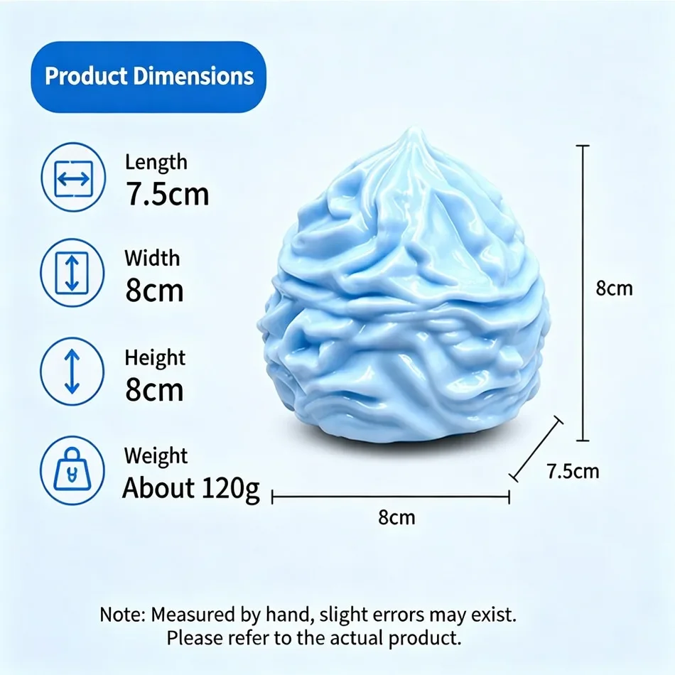 Crunchy Cream Building Block Squishy Toy Soft Stress Relief Squeeze Crispy Sound When Pinched ASMR Fidget Toy Gift For Adults