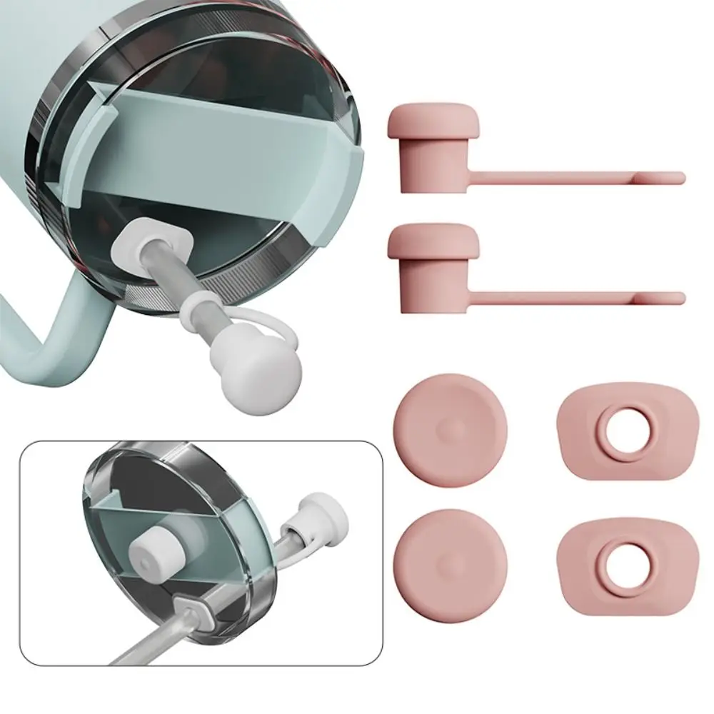 3Pcs New Silicone Spill Proof Stopper Set Leakproof Cup Straw Cap Accessories Tumbler Spill Stopper for Cup 1.0 2.0 40oz/ 30oz